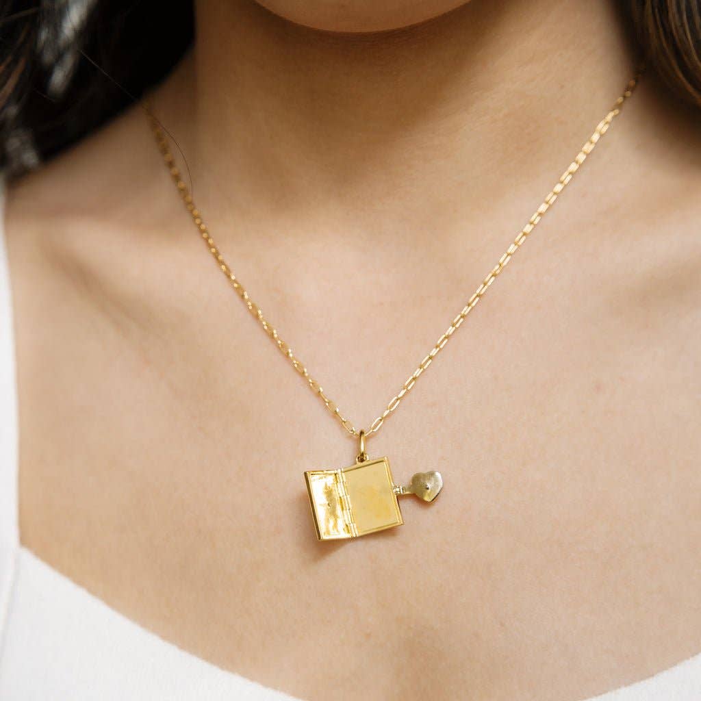 Love Note Locket Necklace - Proper