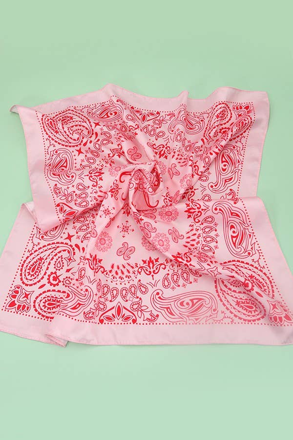 Pink Paisley Scarf - Proper