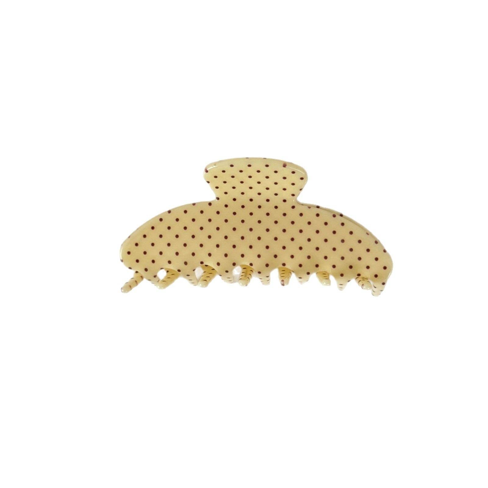 Vintage Polka Dots Acetate Hair Claws 8AS6HCP10 - Proper