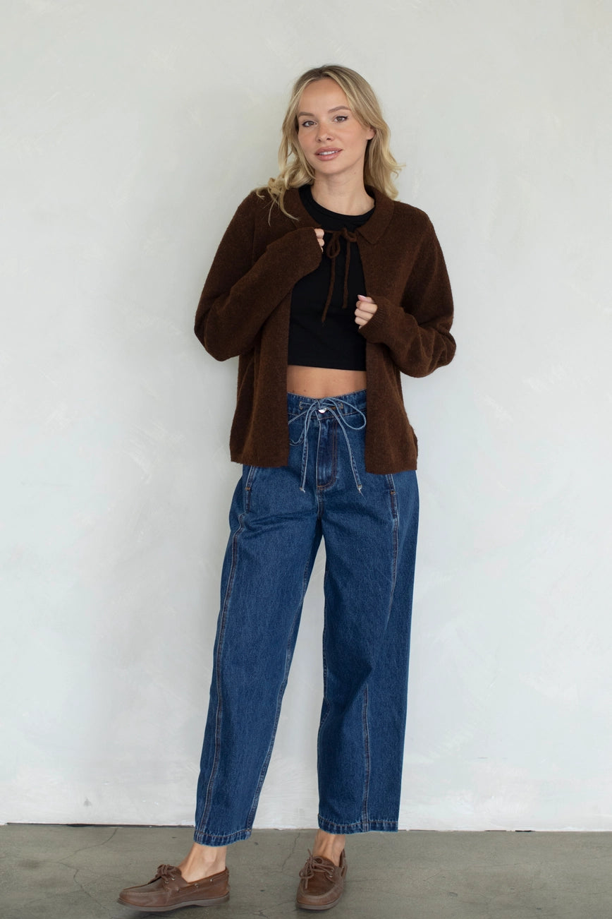 Ahlera Tie Cardigan