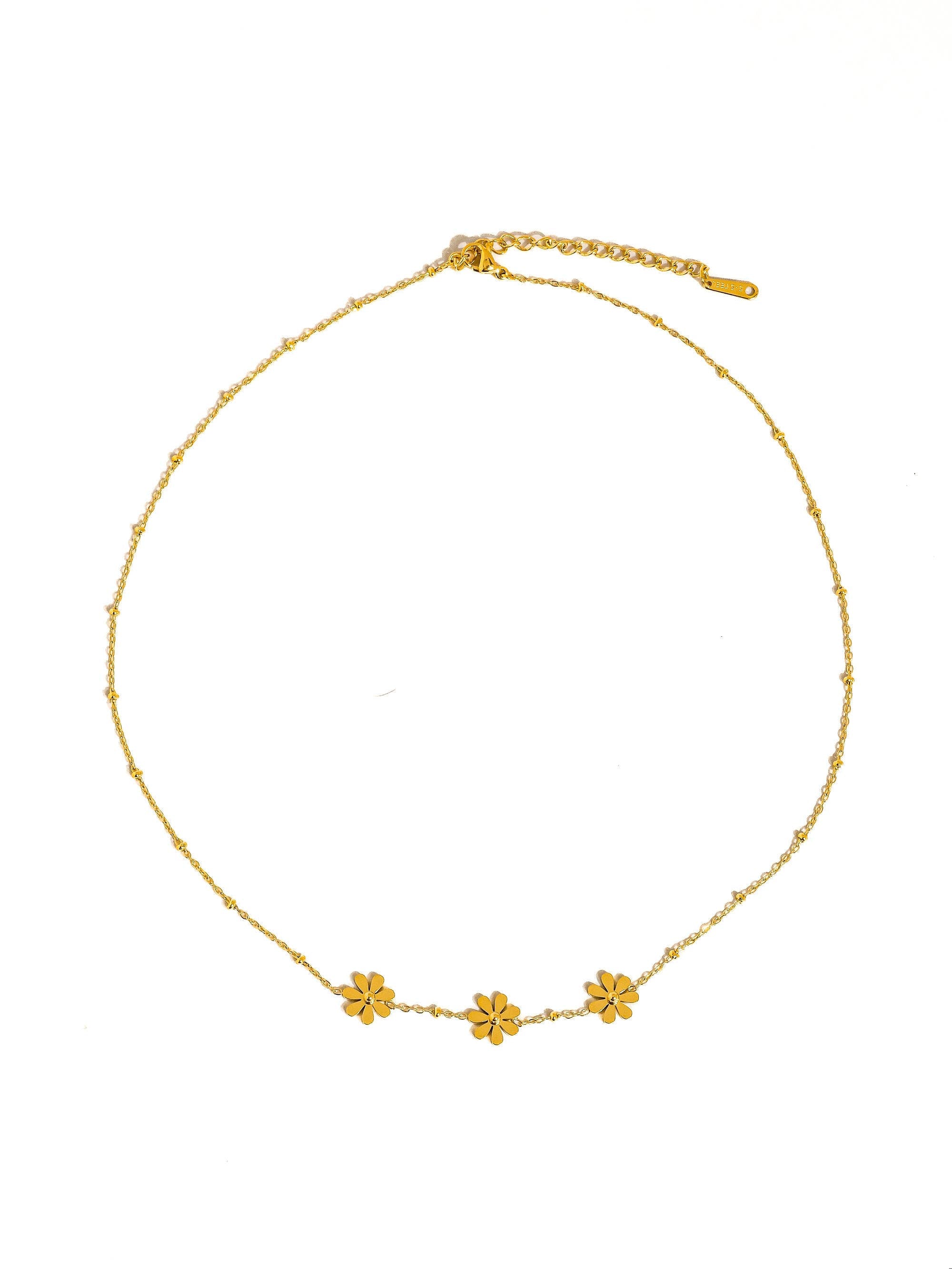 Suzette Dainty Daisy Necklace - Proper