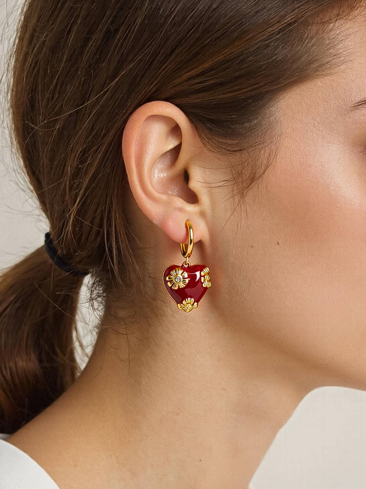 Bea Heart Earrings