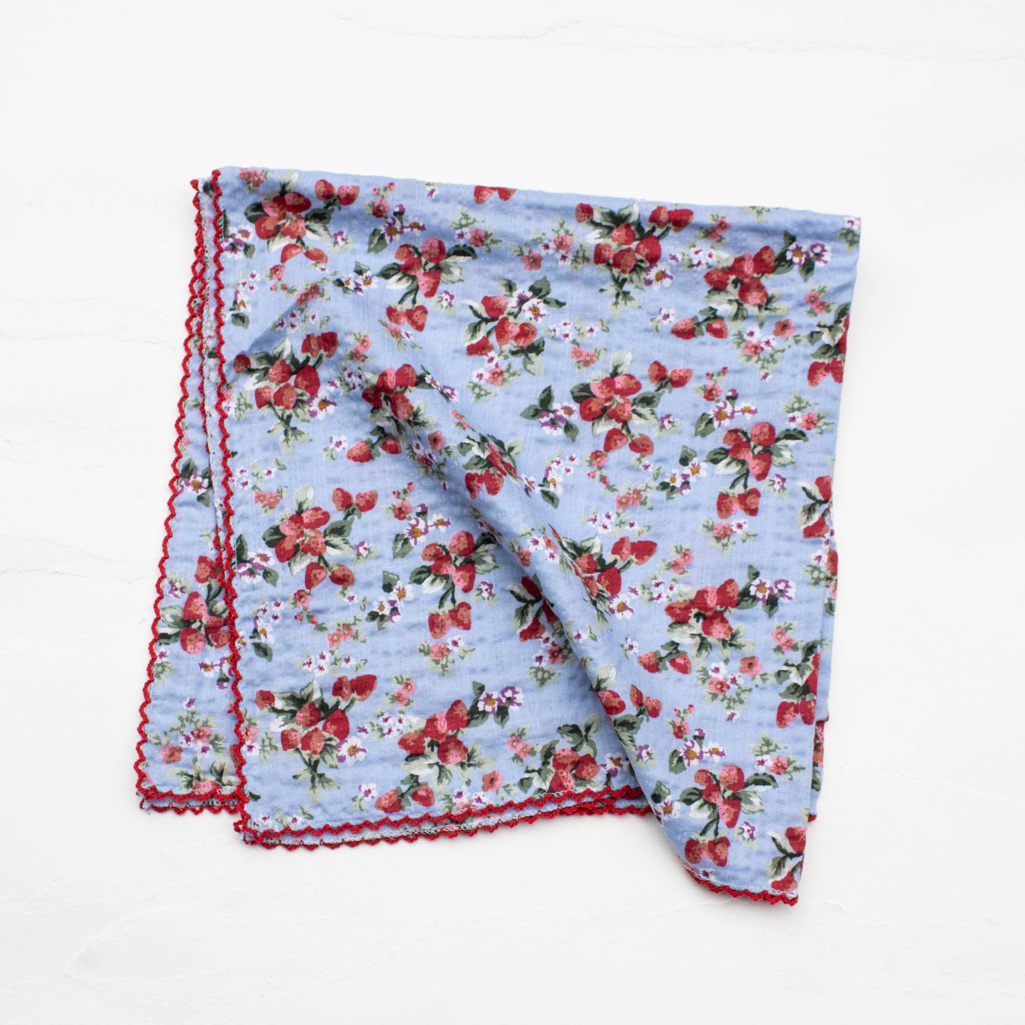 Strawberry Cotton Scarf