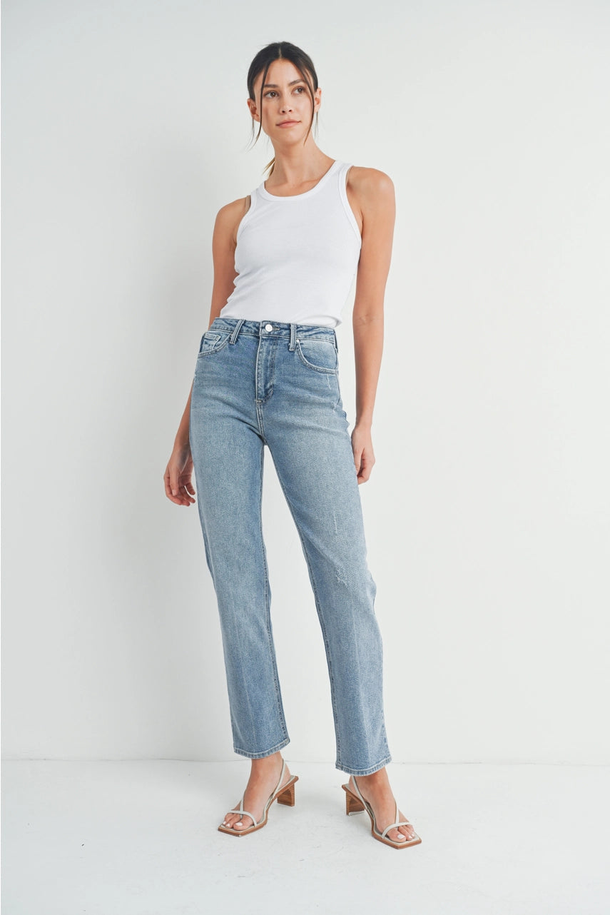 Full Length Straight Jeans - Proper