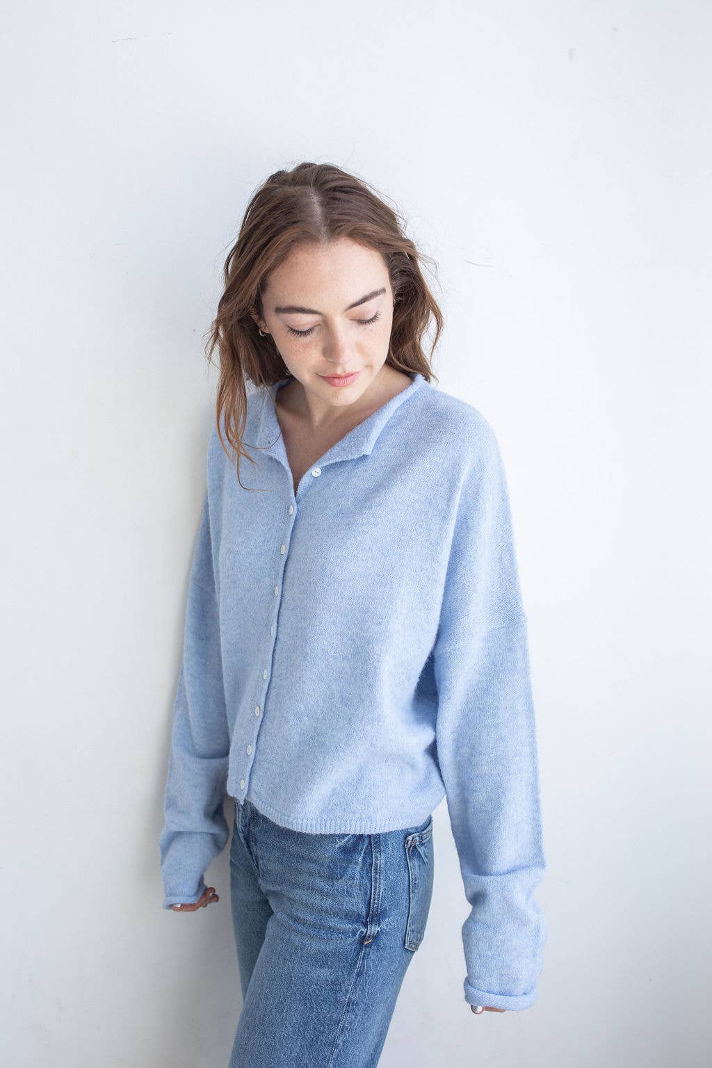 Sky Blue Piper Cardigan - Proper