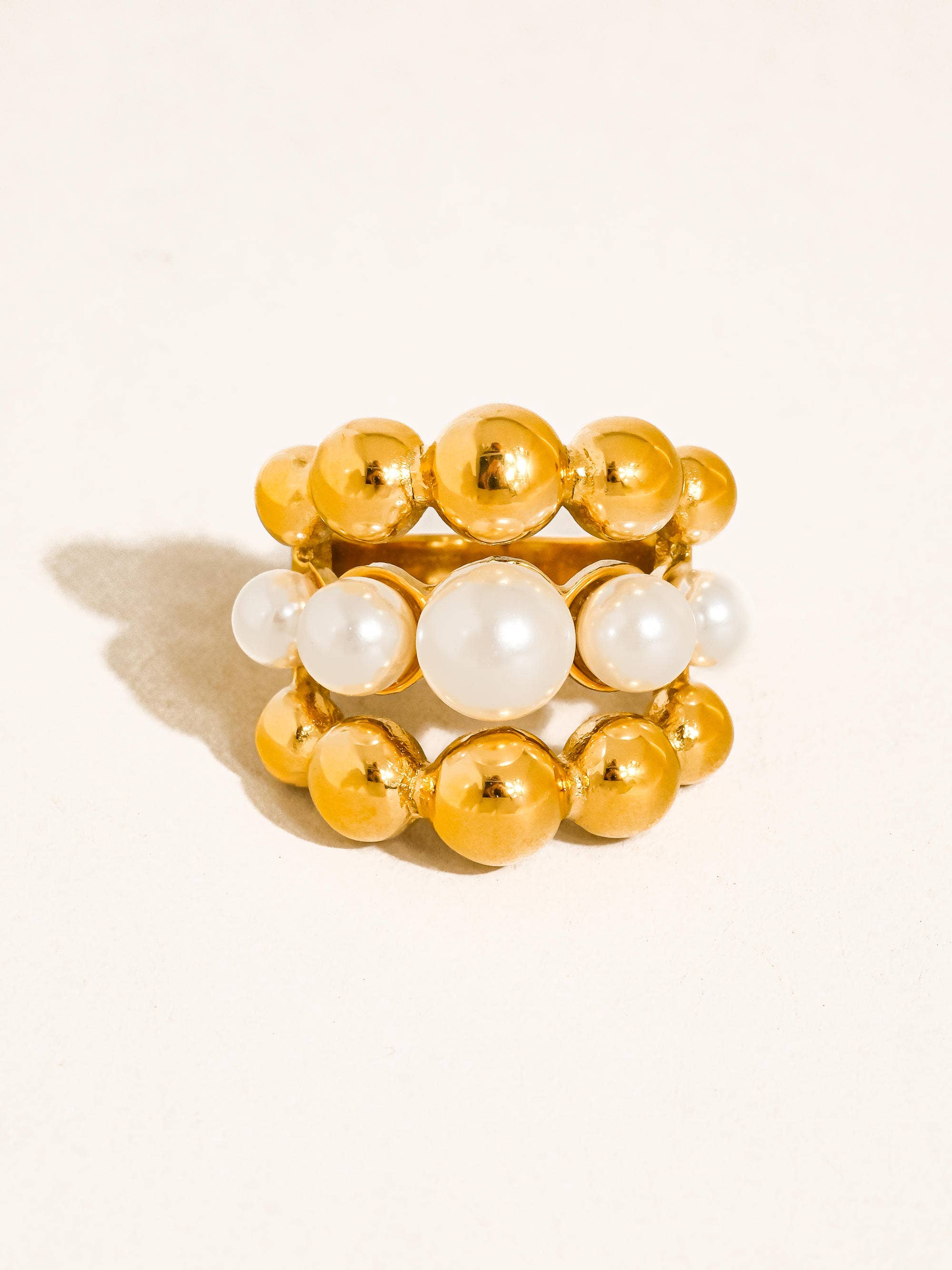Gold Plated Statement Rings