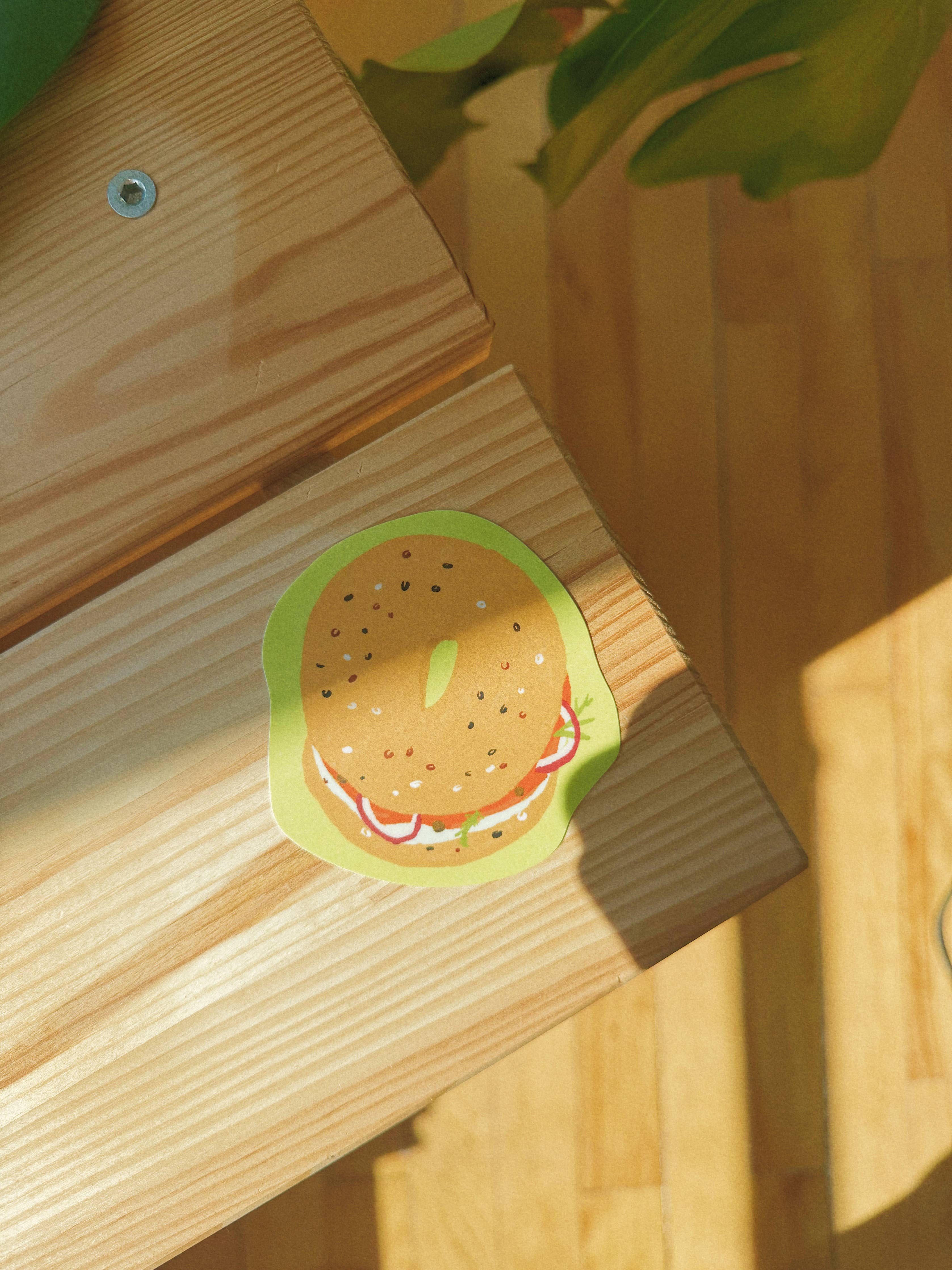 Lox Bagel Vinyl Sticker - Proper