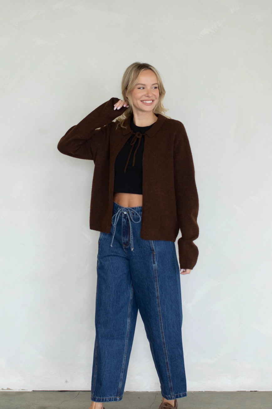 Ahlera Tie Cardigan