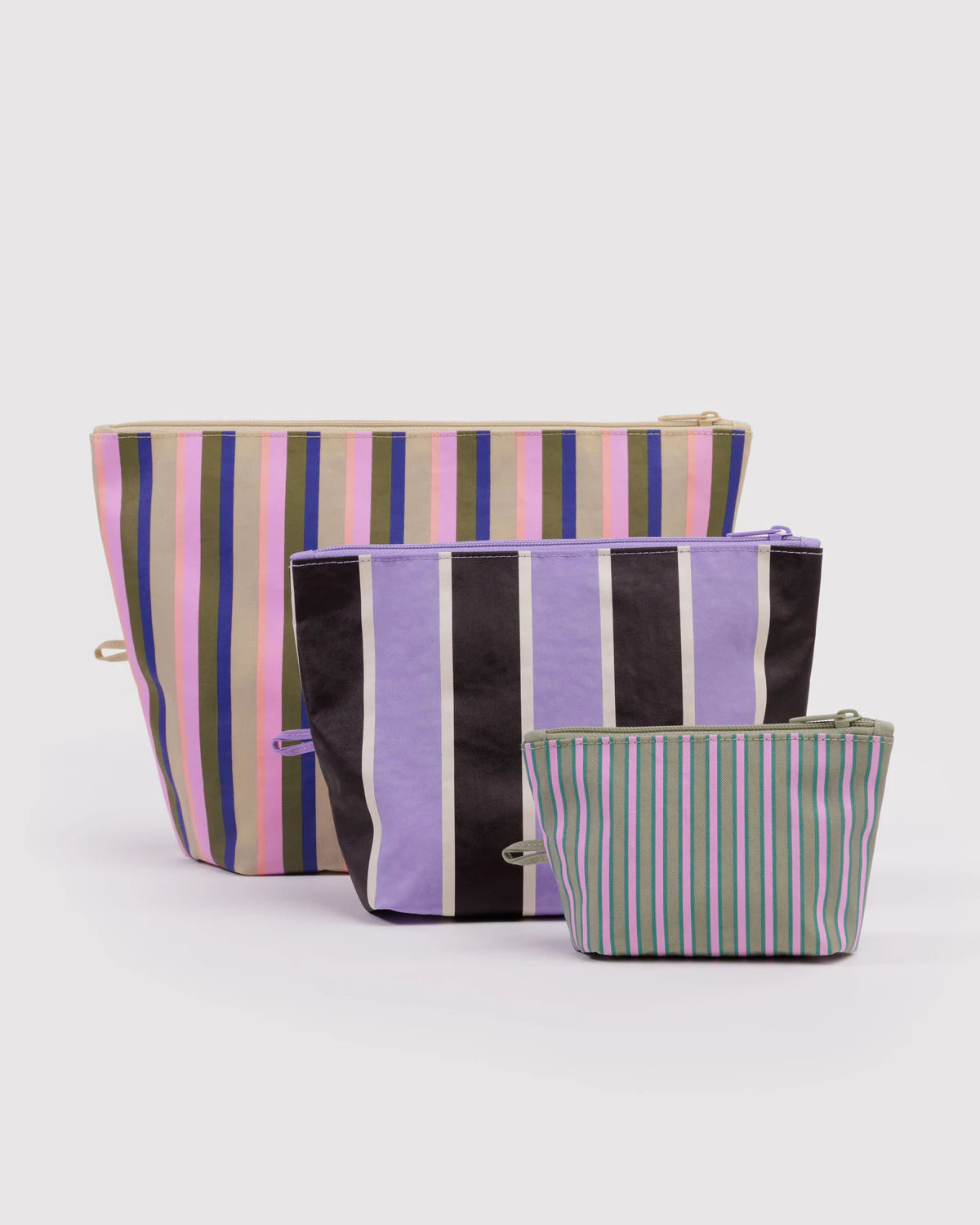 Baggu Go Pouch Set - Candy Shop Stripes - Proper