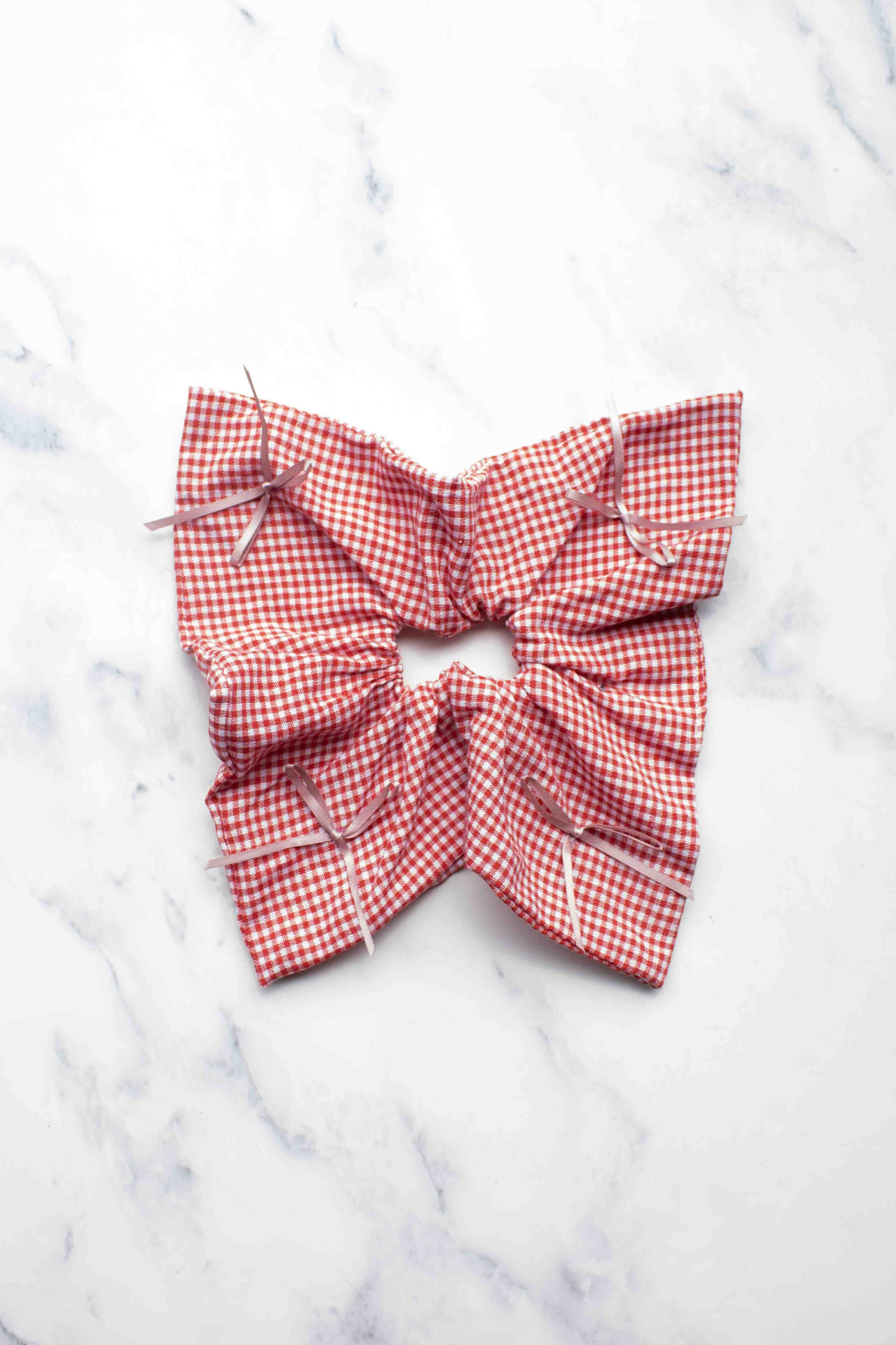 Gingham Square Scrunchie - Proper