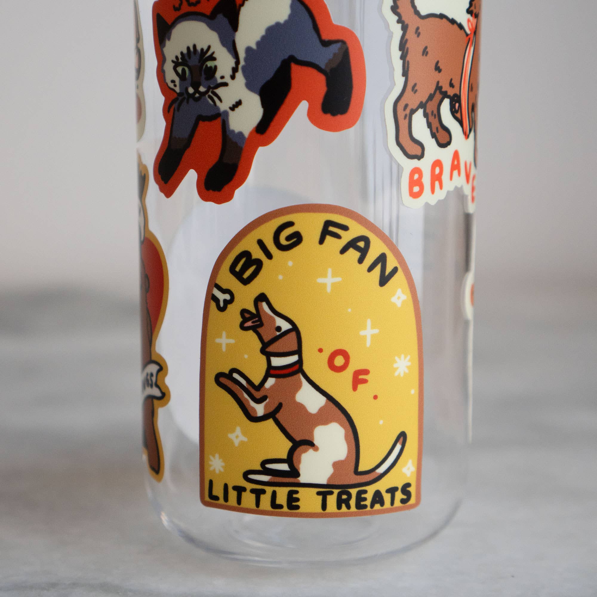 Big Fan of Little Treats Sticker | Waterproof Vinyl Sticker - Proper