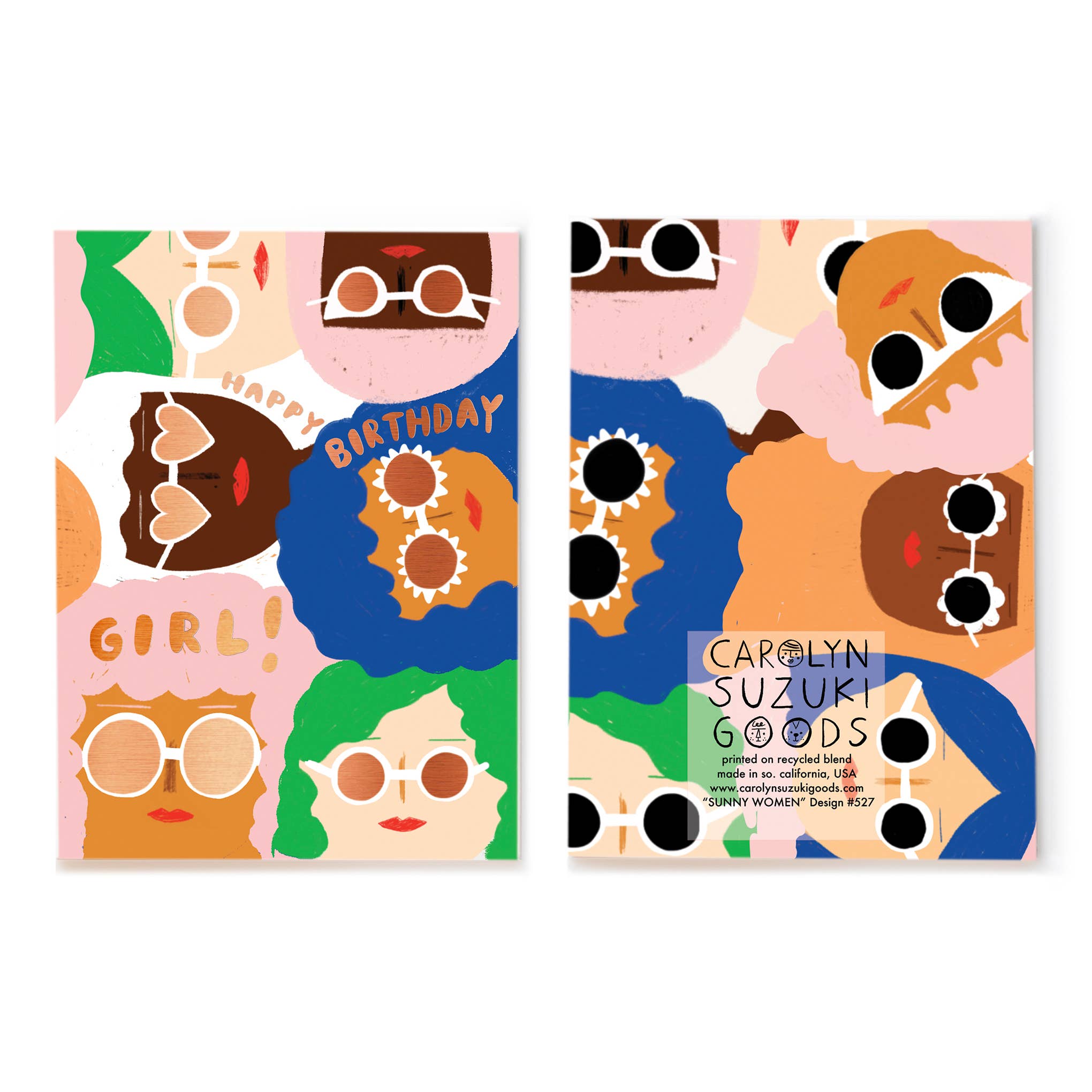 Sunny Women  - Birthday Card - Proper