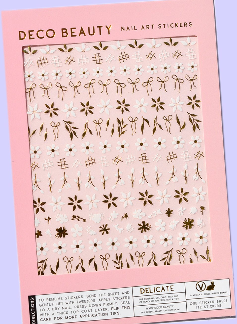 Nail Art Stickers - Delicate - Proper