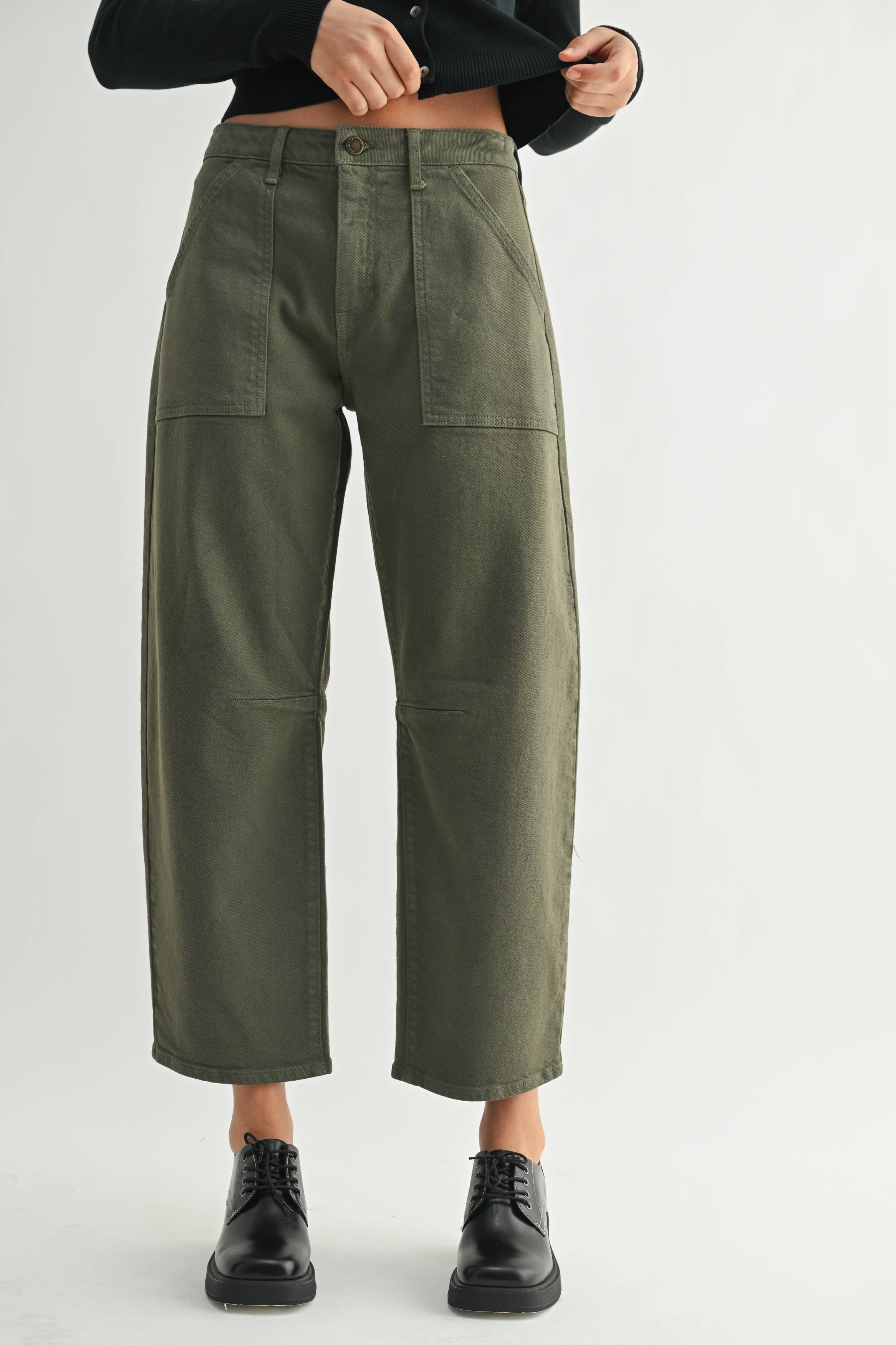 Utility Seamed Barrel Jeans - Proper
