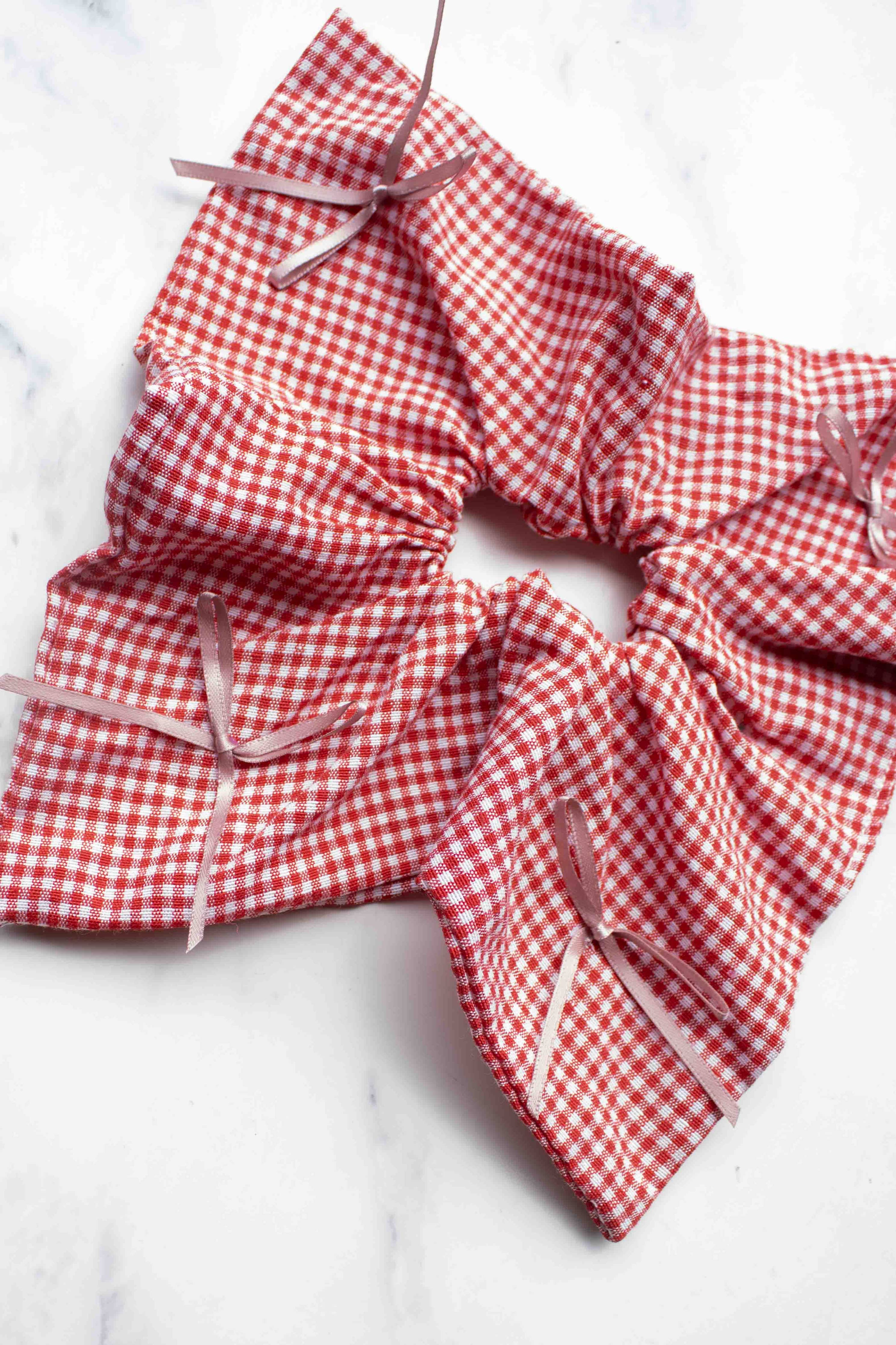 Gingham Square Scrunchie - Proper