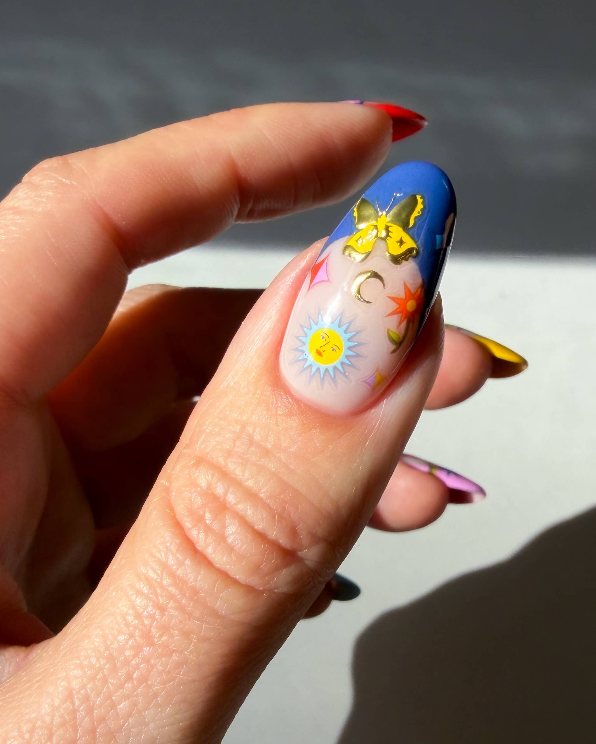 Nail Art Stickers - Jardin Estelar