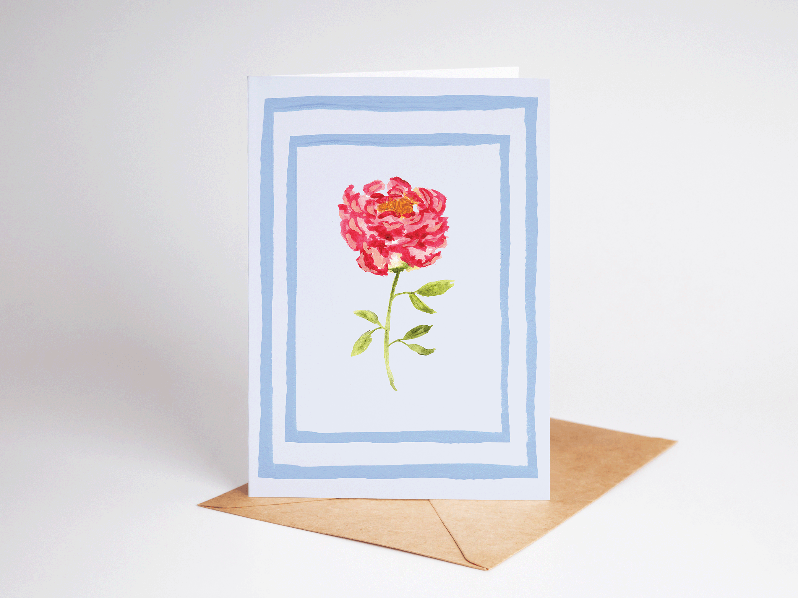Precious Peony Card - Proper