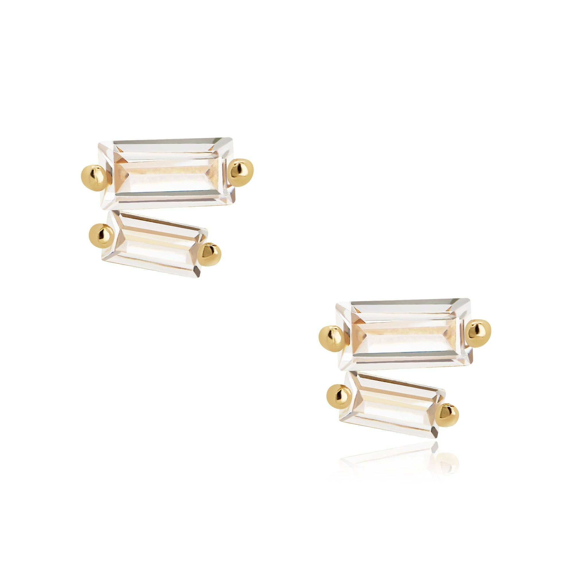 Mae Baguette Studs - Proper