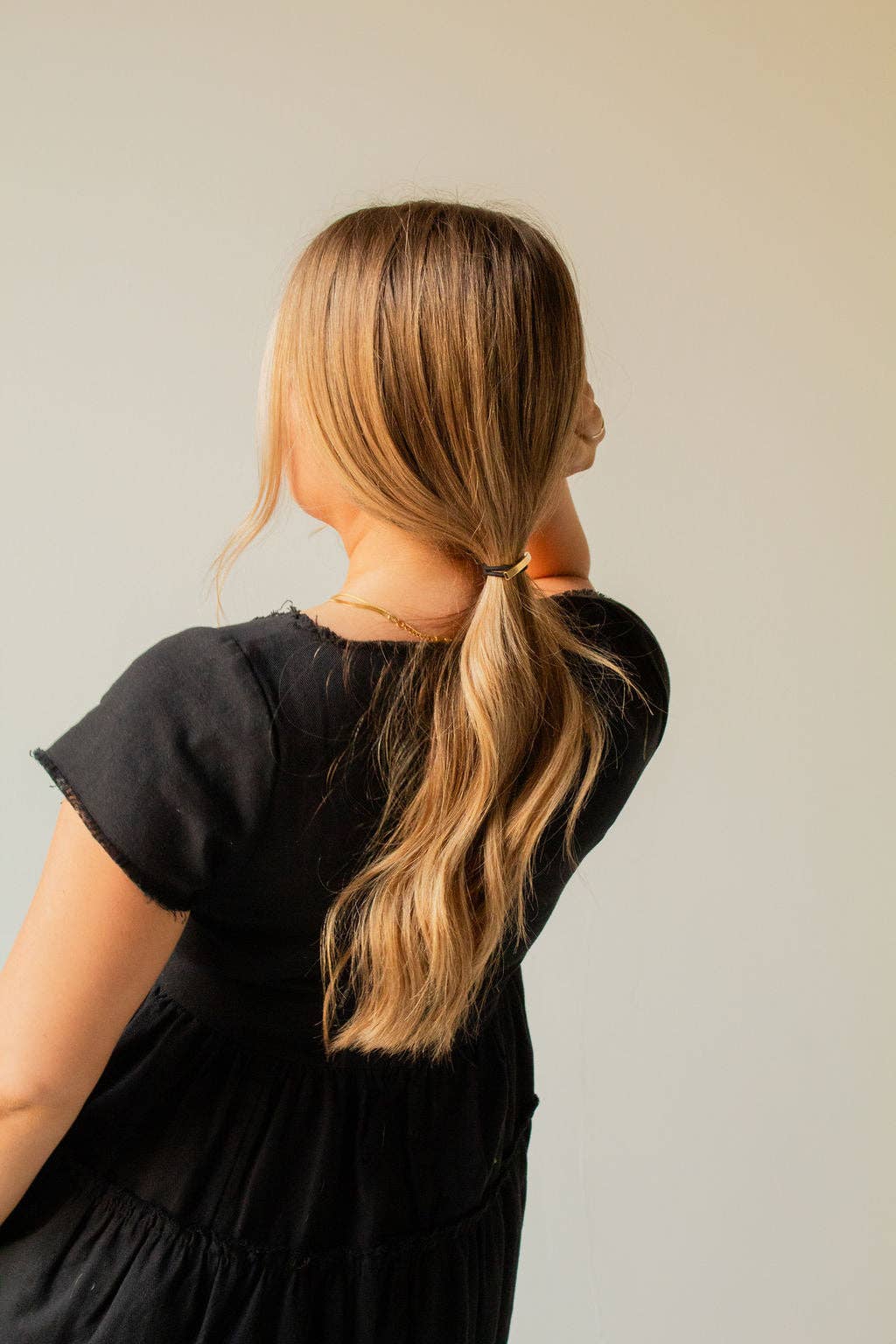 Skinny Gold Bar Hair Tie - Proper