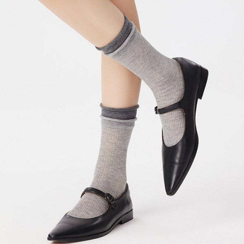 Monroe Layered Look Socks - Proper