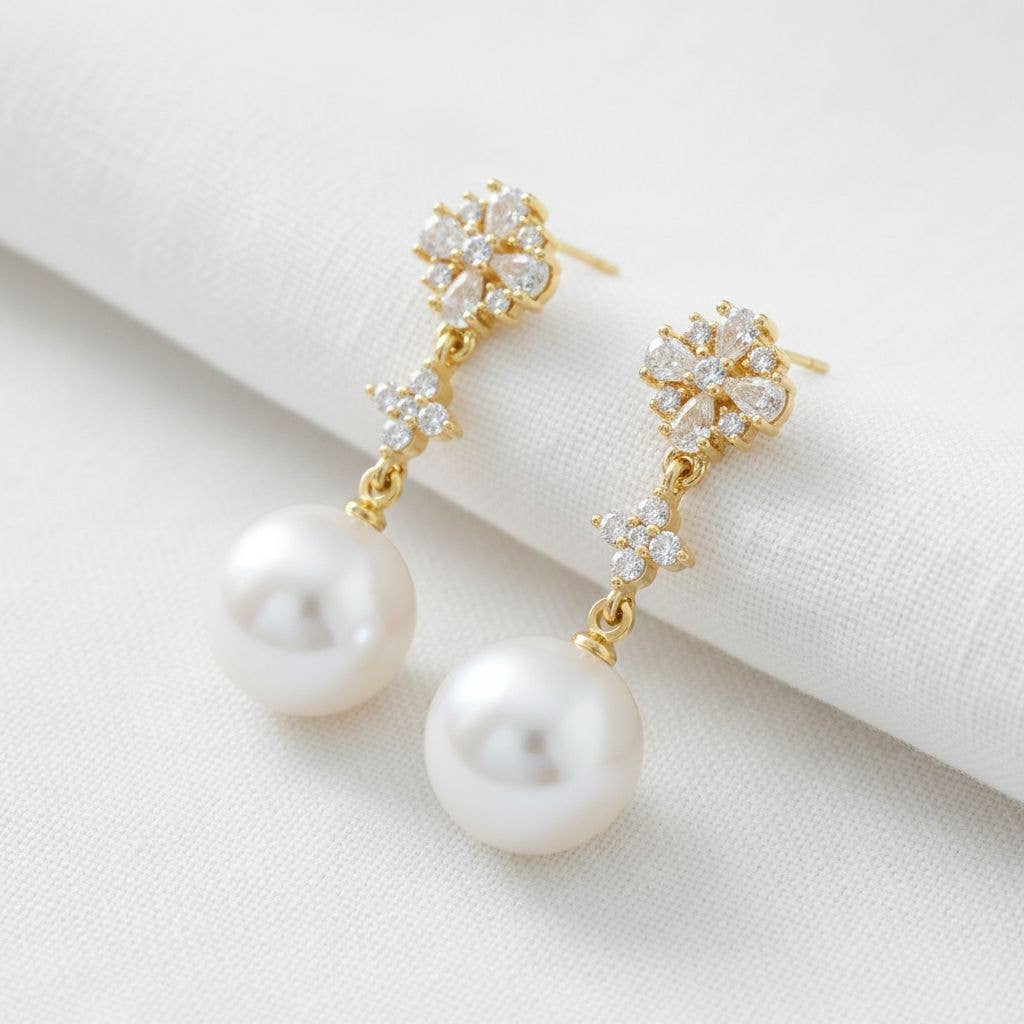 Floral Aurora Drop Earrings