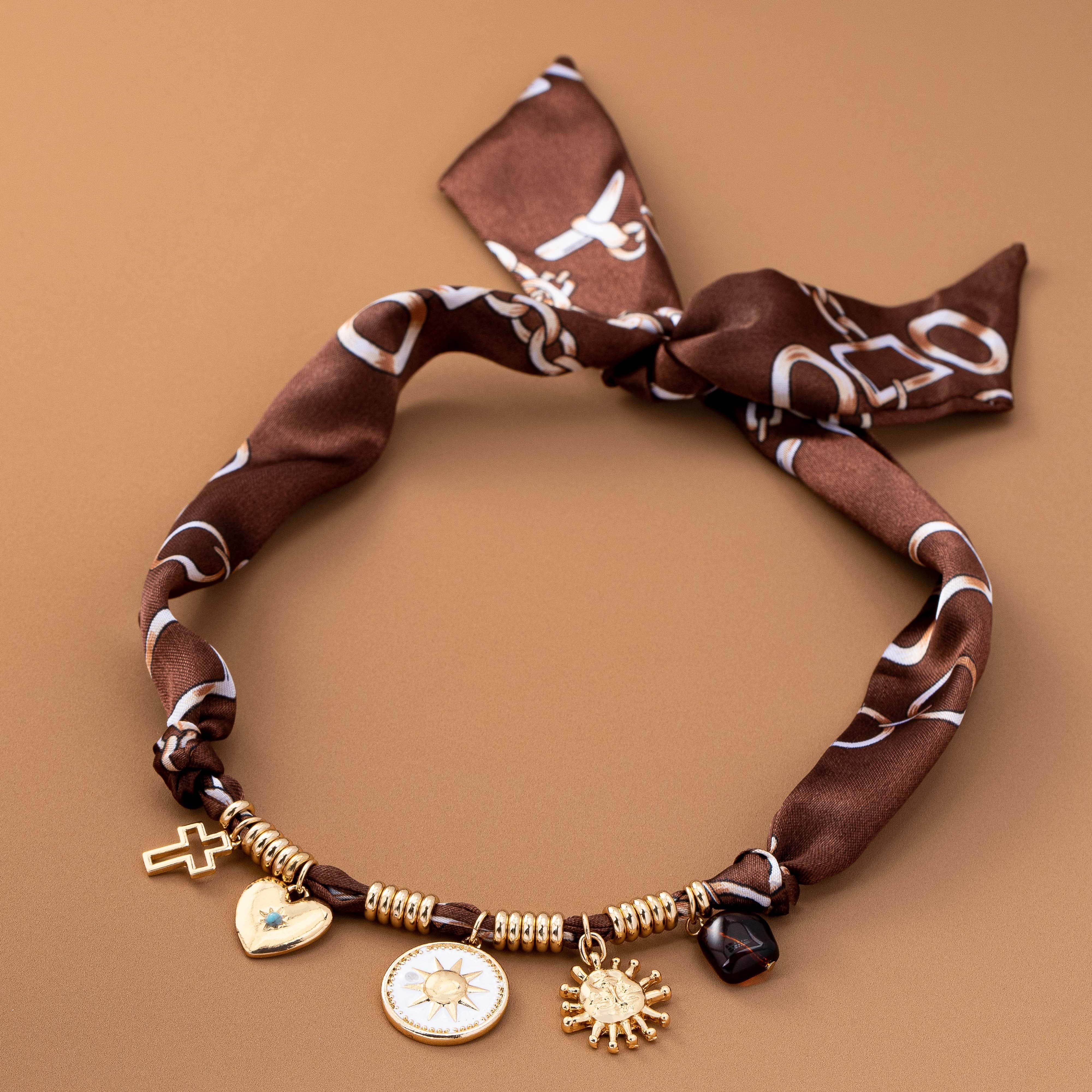 CHARM NECKLACE-SUN HEART CROSS TORT | 80N92528 - Proper