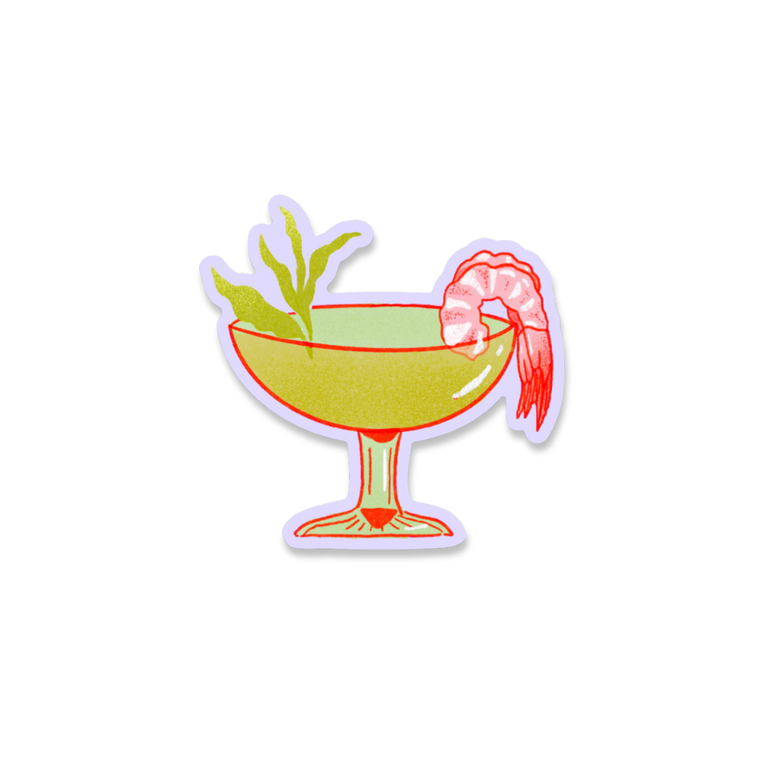Shrimp Cocktail Sticker  - Proper