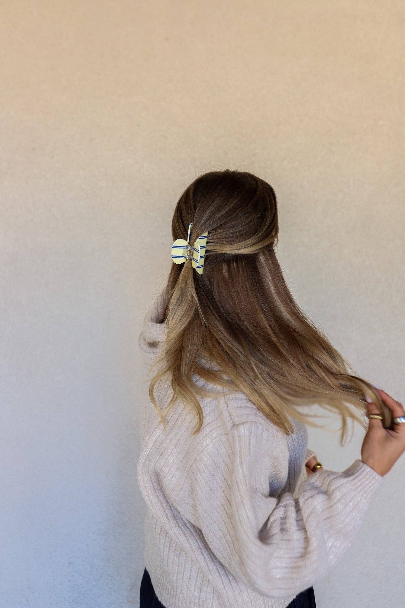 Pinstripe Claw Clip - Proper