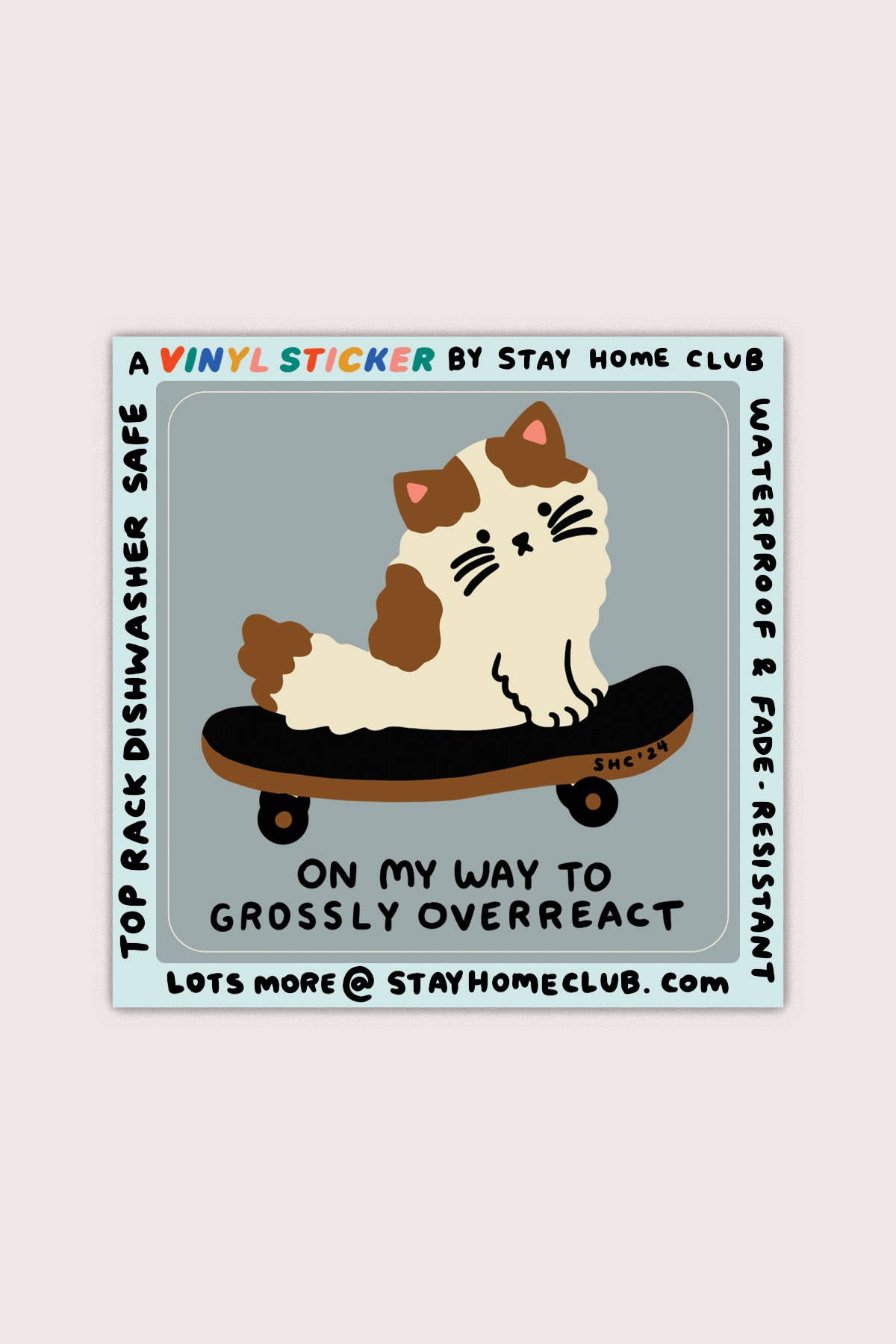 Overreact Vinyl Sticker - Proper