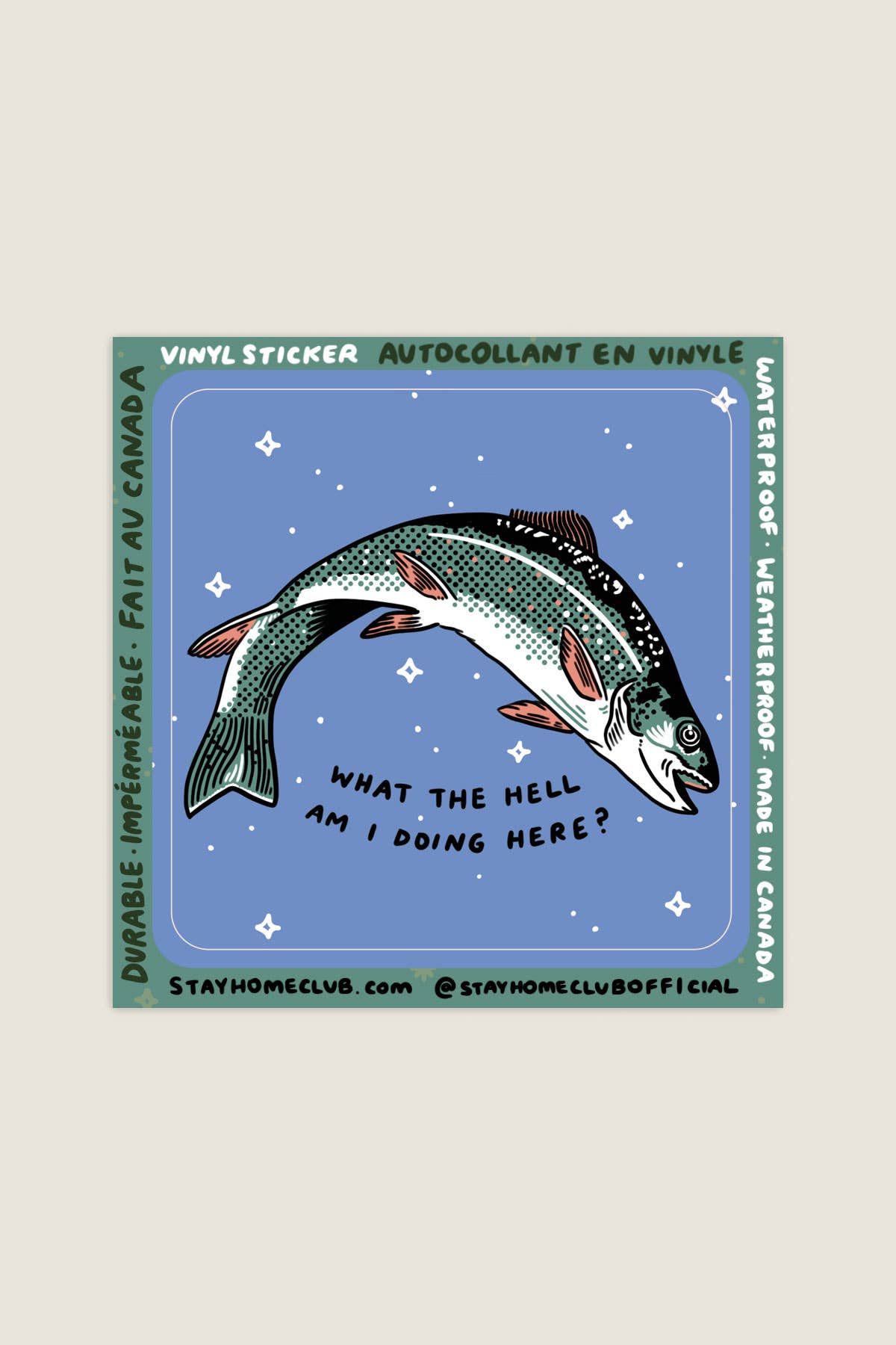 What The Hell Sticker | Waterproof Vinyl Sticker - Proper