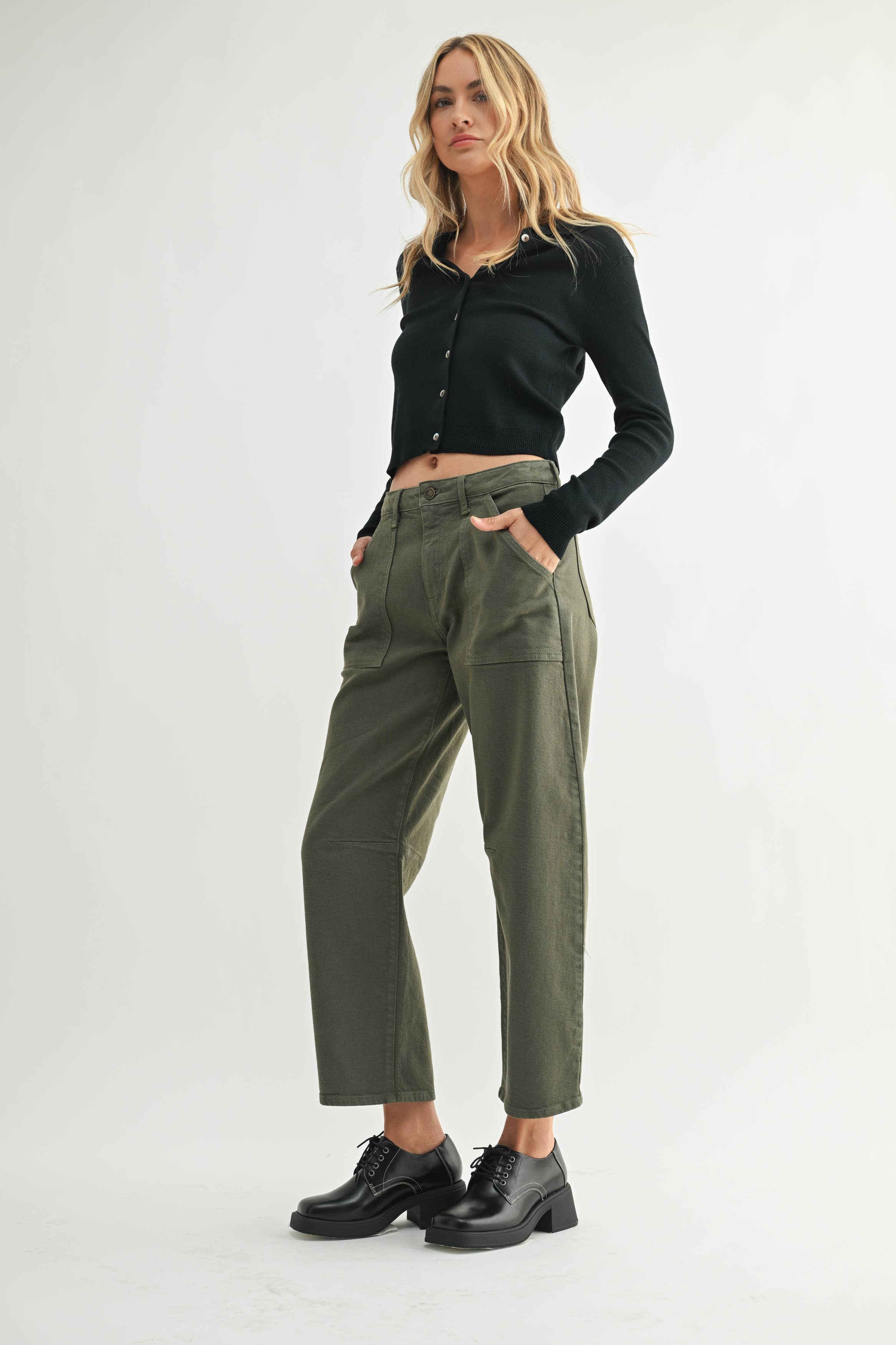 Utility Seamed Barrel Jeans - Proper