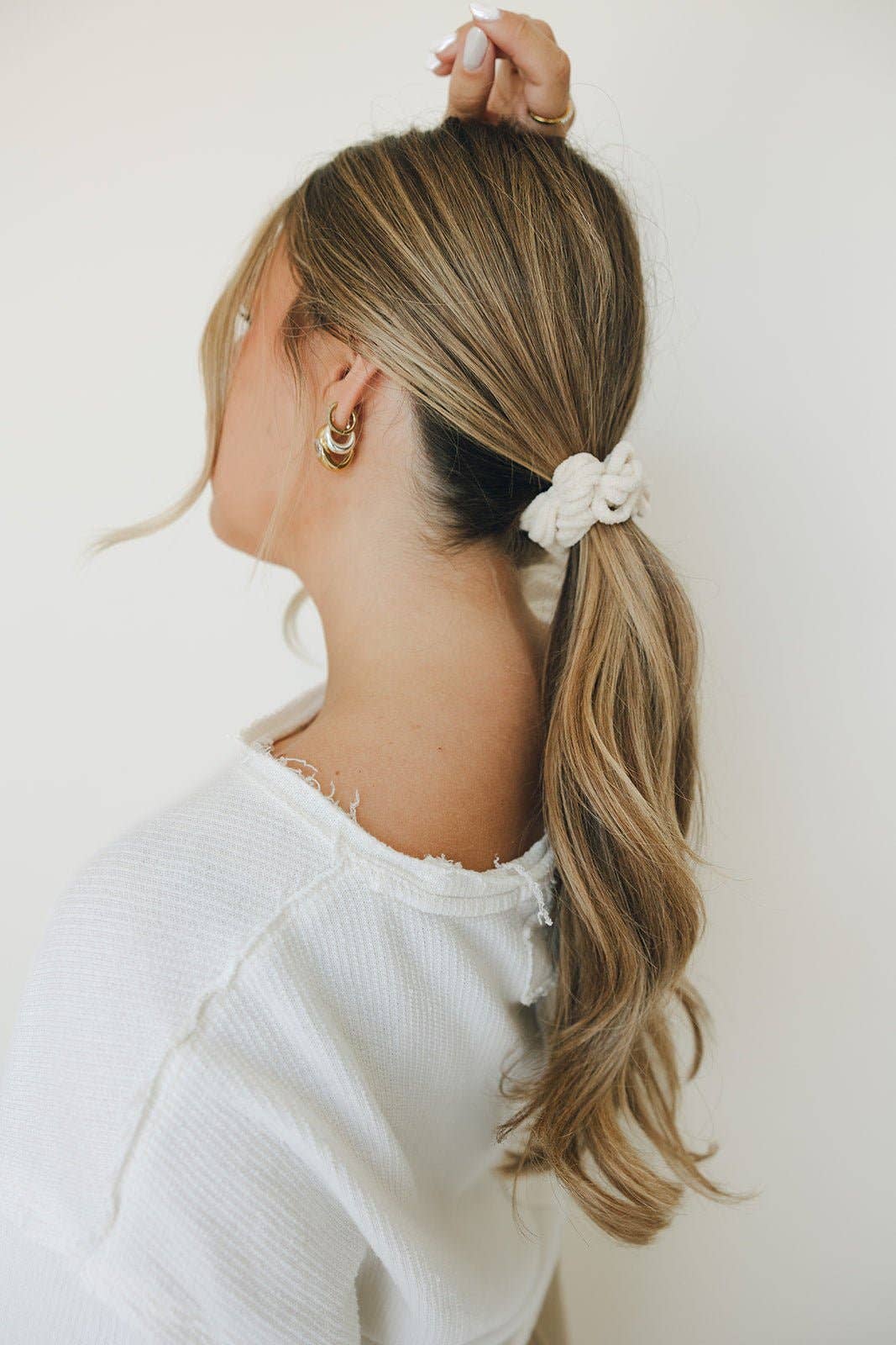 Plush Ruffle Scrunchie
