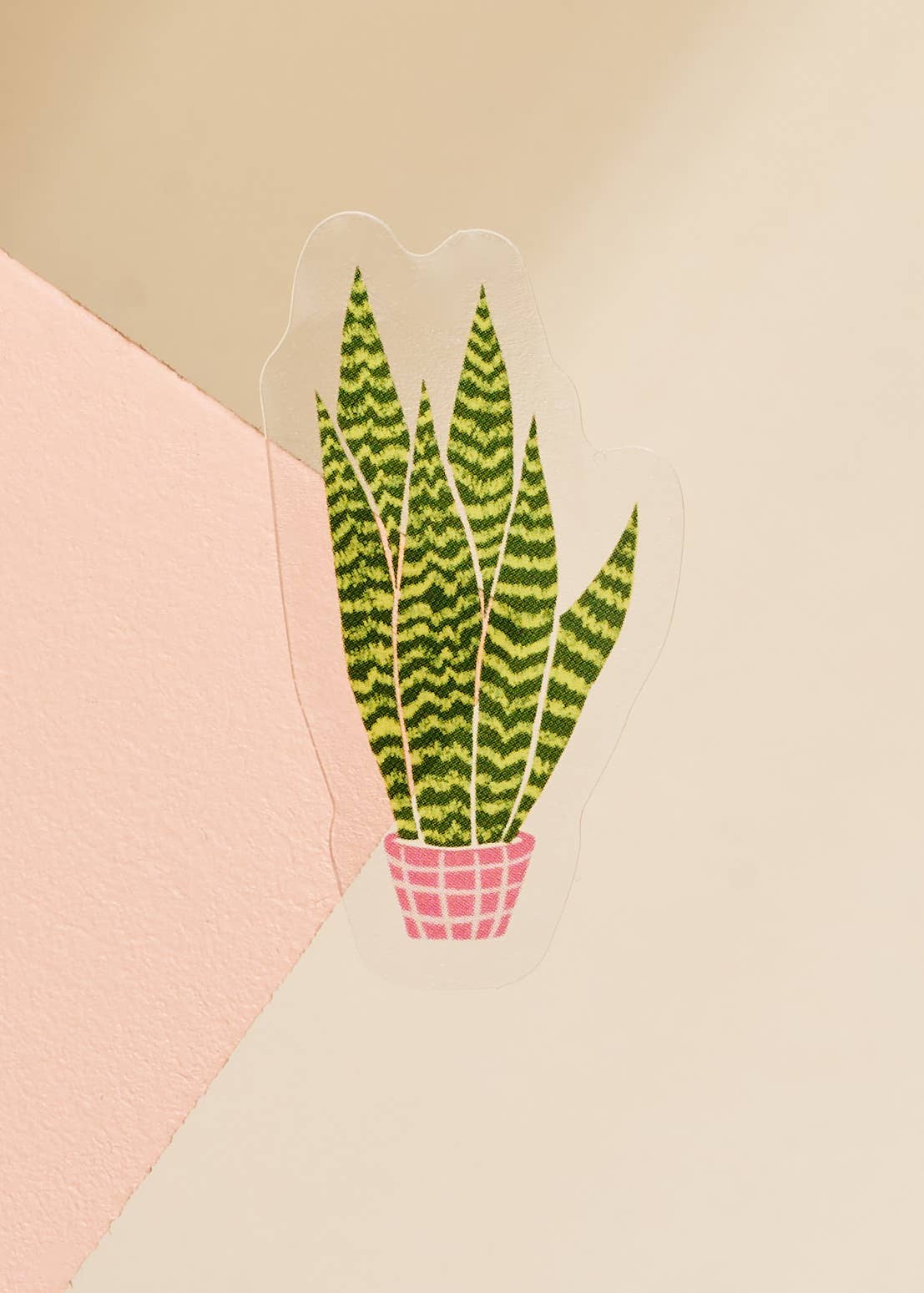Snake Plant Transparent Sticker - Proper