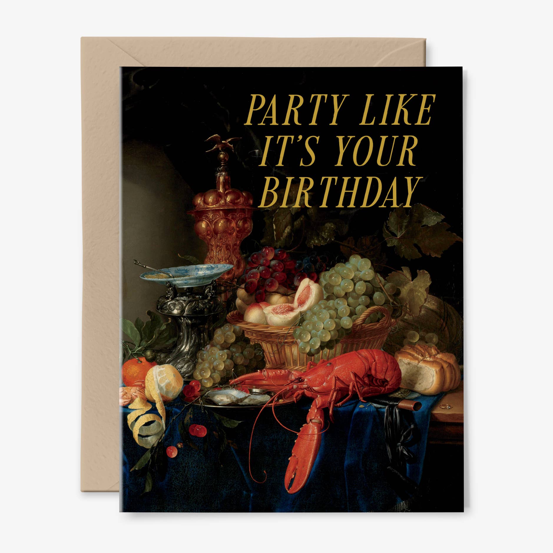 Party Like It's Your Birthday Vintage Art Card - Proper