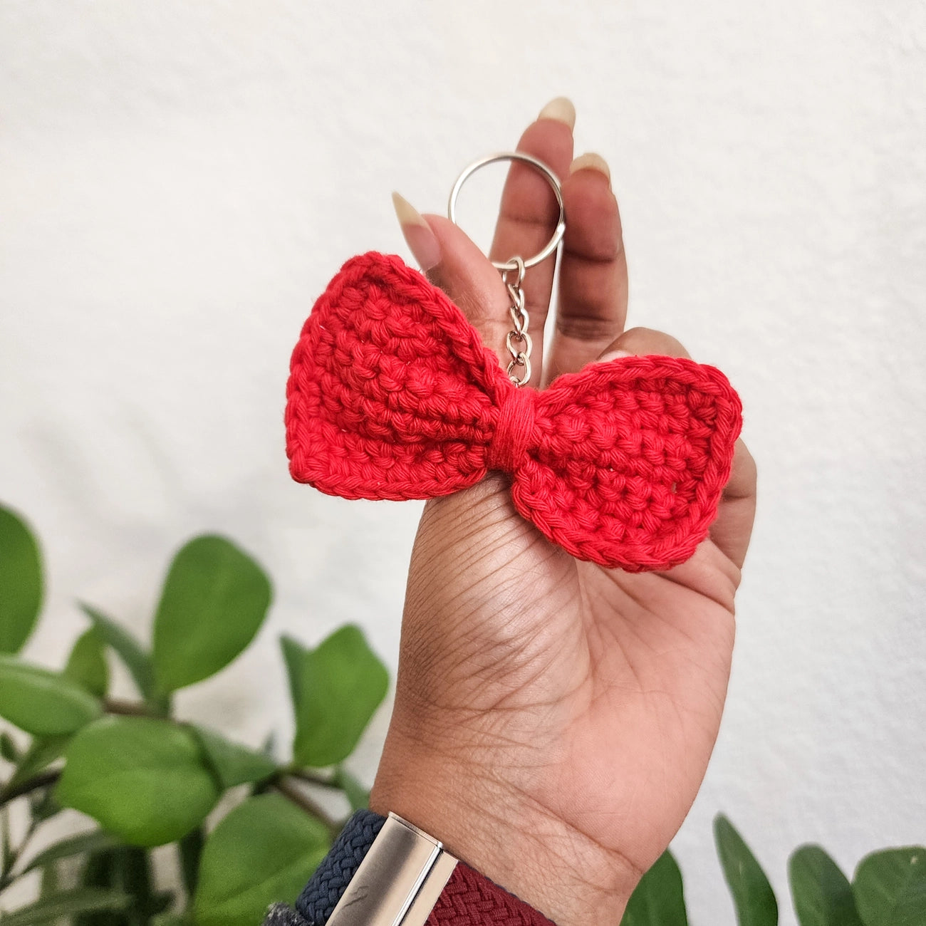 Handmade Bow Keychain