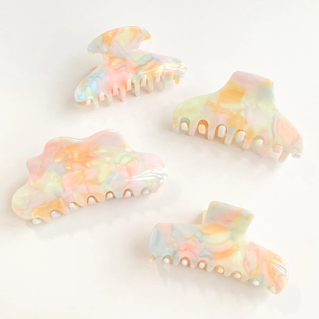 Iris Pastel Watercolor Hair Clip - Proper