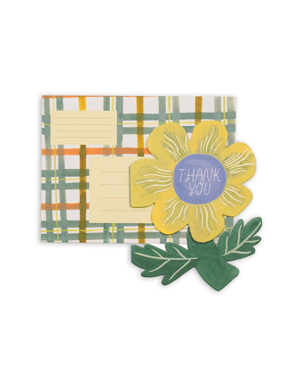 Thank You Flower Die Cut Card - Proper