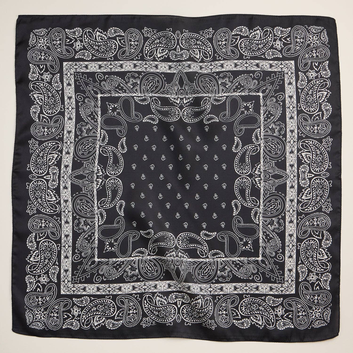 Paisley Bandana Square Scarf - Proper