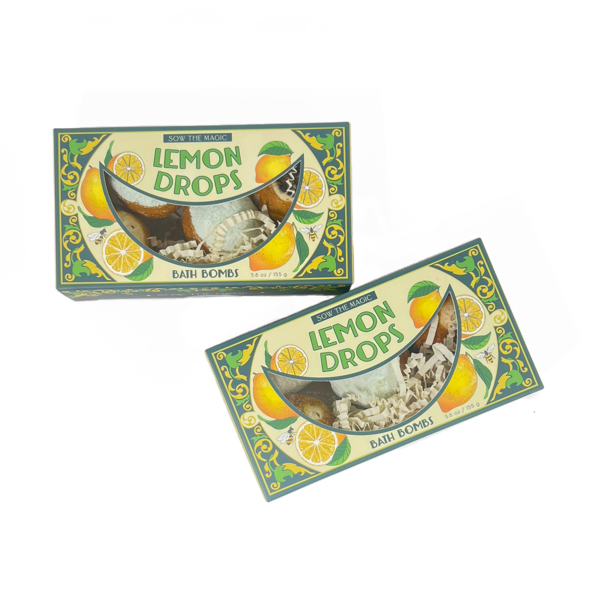 Natural Lemon Drop Bath Bomb Gift Set - Proper