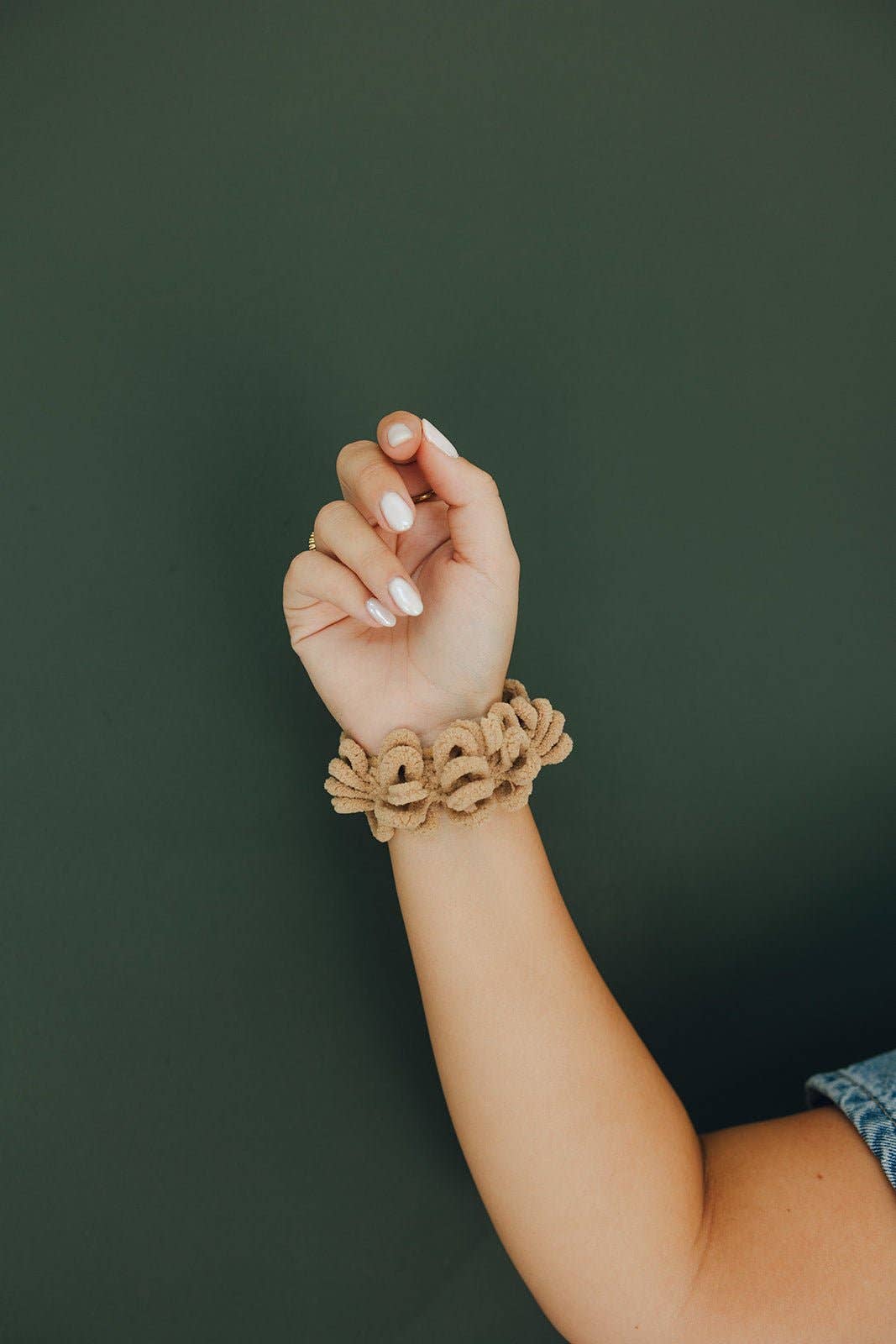 Plush Ruffle Scrunchie