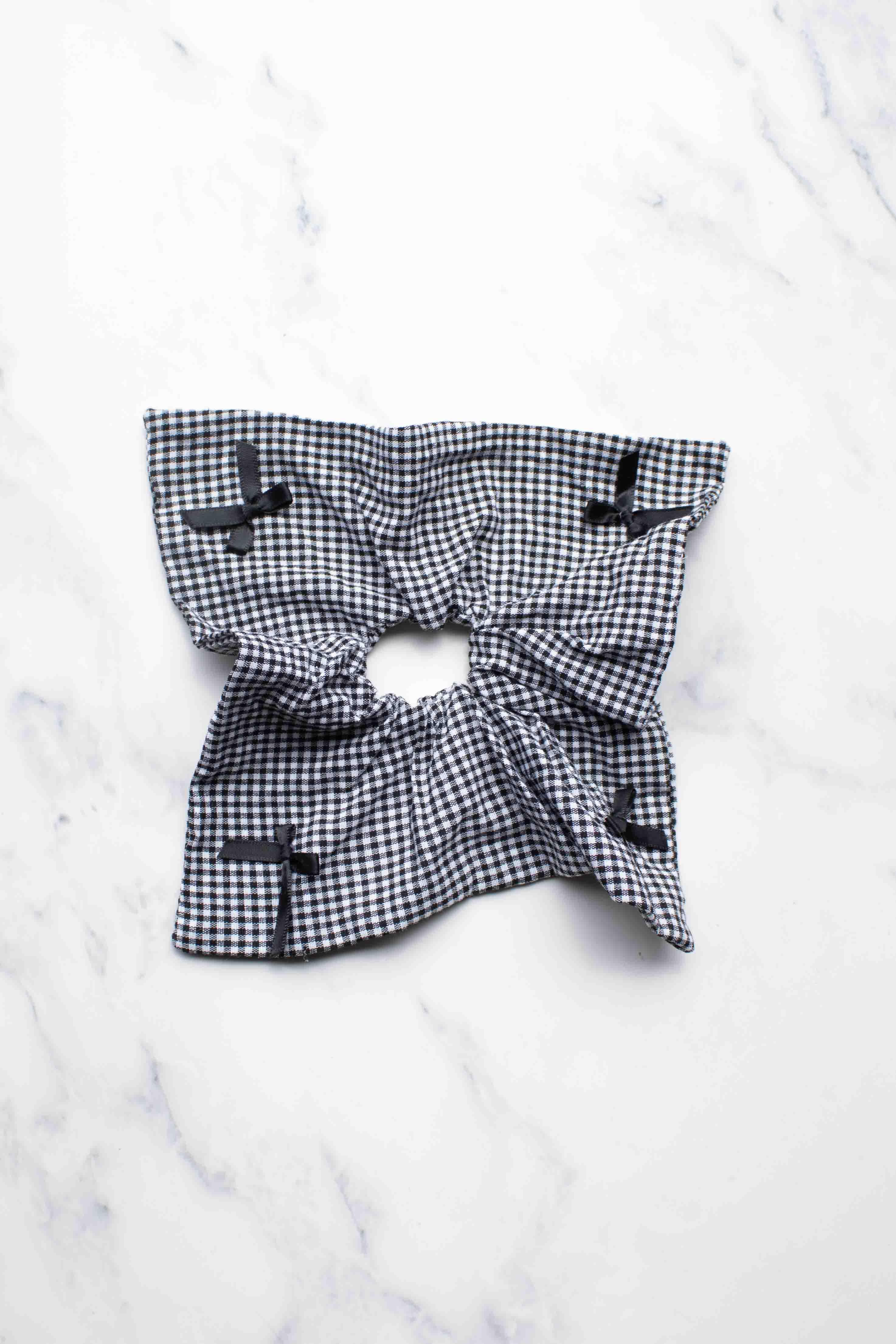 Gingham Square Scrunchie - Proper
