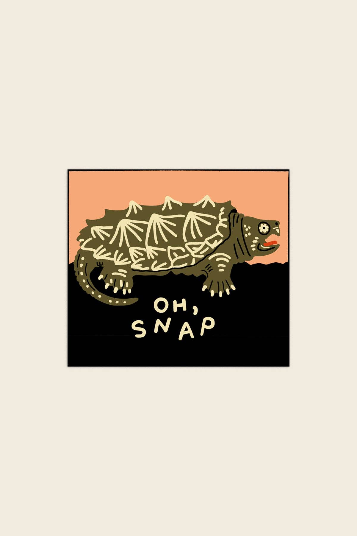 Oh Snap Vinyl Sticker - Proper