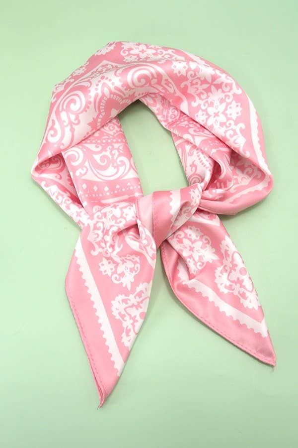 Pink Paisley Scarf - Proper