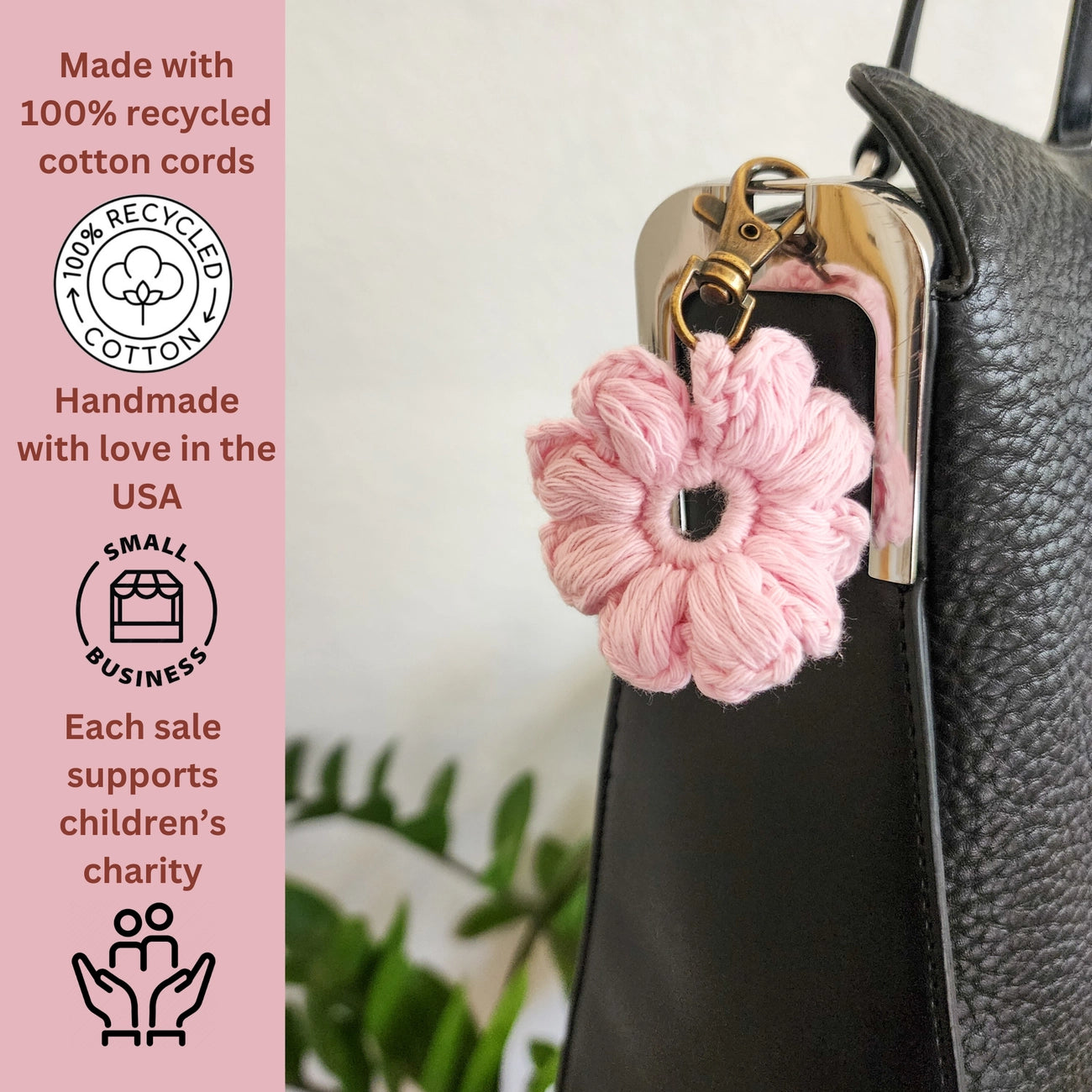 Handmade Daisy Keychain - Proper