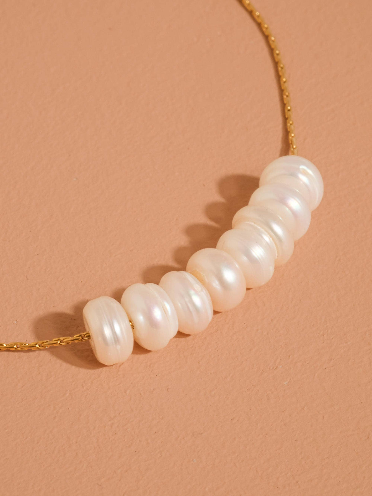Jane Pearl Bar Necklace