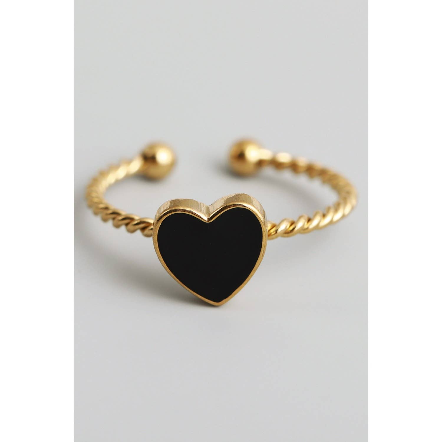 Enamel Heart Ring - Proper