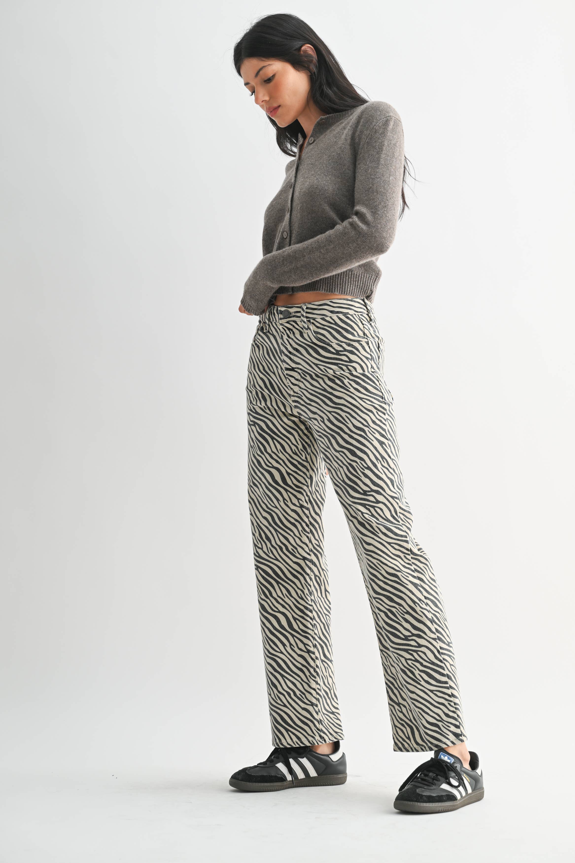 Zebra High Rise Straight - Proper