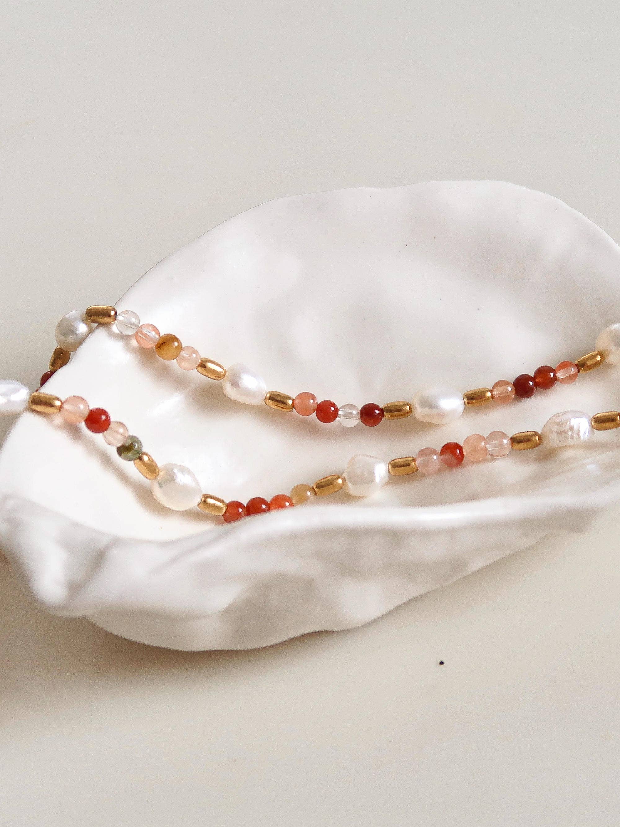 Stone and Bead Bracelet - Proper