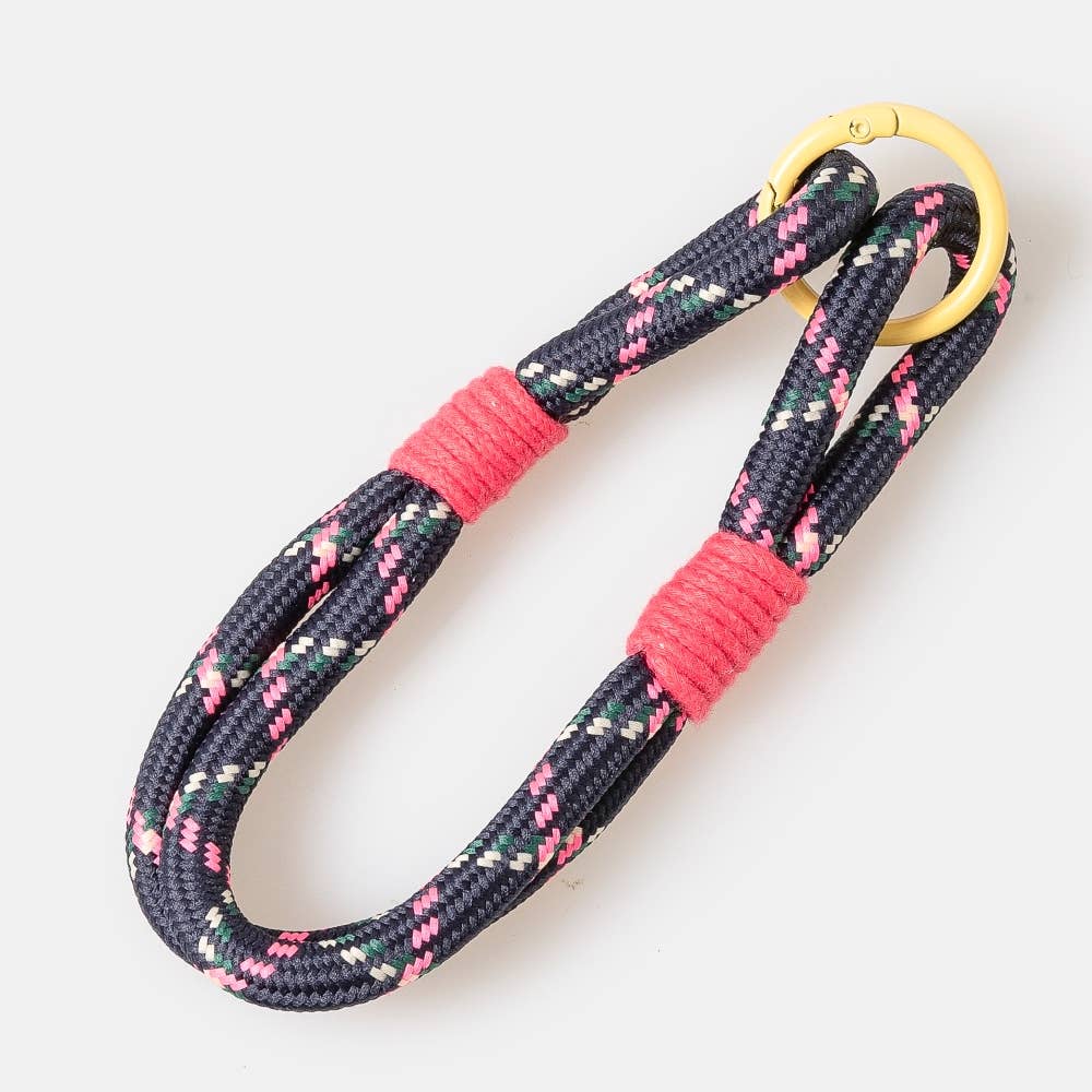 Layered Bungee Cord Bag Charm - Proper