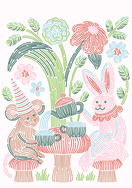 FlowArt - Trace by Line - Woodland Whimsy - Proper